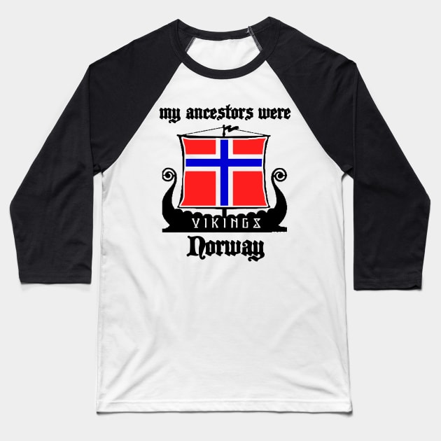 Vikings Baseball T-Shirt by Dojaja